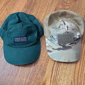 Beretta Camo and Obermeyer Teal Caps